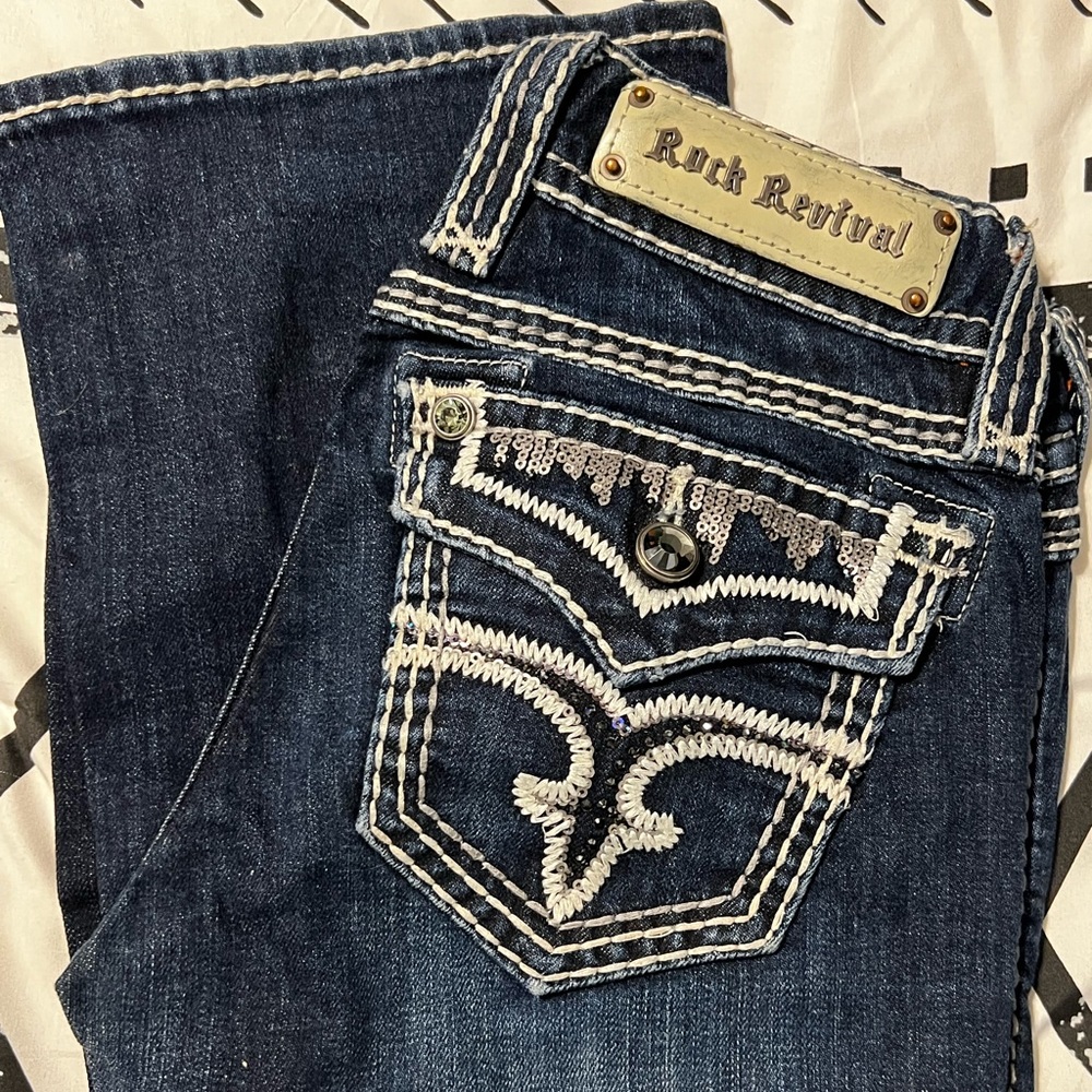 Like new Rock Revival bootcut Jeans